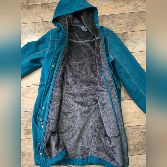 WIND RIVER teal (blue/green) medium womens winter jacket - Picture 5 of 14